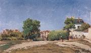 Camille Pissaro The Crossroads,pontoise china oil painting reproduction